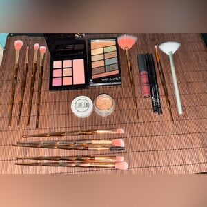 Brush Set and Makeup Bundle